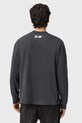 AllSaints longsleeve bawełniany M043PD szary SS26