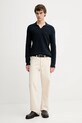 Marc O'Polo longsleeve bawełniany 620502360160 granatowy SS26