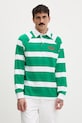 United Colors of Benetton longsleeve bawełniany x Stranger Things wzorzyste zielony 3T6YU302P