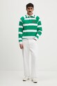 United Colors of Benetton longsleeve bawełniany x Stranger Things 3T6YU302P zielony SS26