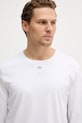 Diesel longsleeve bawełniany T-MADJUST-LS-TR biały A19967.0AIJU