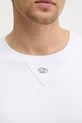 Diesel longsleeve bawełniany T-MADJUST-LS-TR A19967.0AIJU biały
