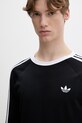 adidas Originals longsleeve bawełniany czarny KE3546