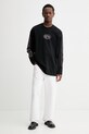 adidas Originals longsleeve bawełniany KS6860 czarny SS26