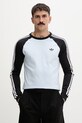 adidas Originals longsleeve męski bawełniany niebieski KE2424