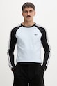 adidas Originals longsleeve męski bawełniany niebieski KE2424