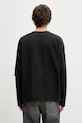 Odzież MM6 Maison Margiela longsleeve męski bawełniany SH0NH0022.M20050.900 czarny