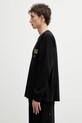 MM6 Maison Margiela longsleeve bawełniany SH0NH0023.M20170.900 czarny SS26