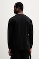 Odzież MM6 Maison Margiela longsleeve bawełniany SH0NH0023.M20170.900 czarny