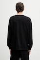 Odzież MM6 Maison Margiela longsleeve bawełniany SH0NH0023.M20170.900 czarny