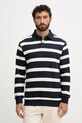 Lindbergh longsleeve zapinany granatowy 30.705205