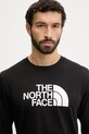 The North Face longsleeve Half Dome czarny NF0A8FD6JK31