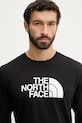 Tričko s dlhým rukávom The North Face Half Dome čierna NF0A8FD6JK31