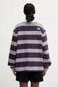 Odzież The North Face longsleeve bawełniany NF0A8GAWJZU1 fioletowy
