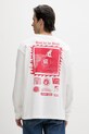 Vans longsleeve męski bawełniany beżowy VN000SRDWHT1