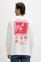Vans longsleeve męski bawełniany beżowy VN000SRDWHT1