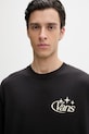 Vans longsleeve męski bawełniany czarny VN000SX4BLK1