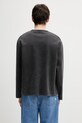 Odzież Filling Pieces longsleeve bawełniany Boxy Embroidered 412631501284.136 czarny