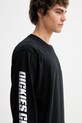 Dickies longsleeve bawełniany czarny DK0A8A12BLK1