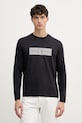 Armani Exchange t-shirt męski bawełniany granatowy XM002820.AF10356