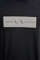 Armani Exchange t-shirt męski bawełniany XM002820.AF10356 granatowy