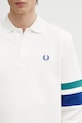 Fred Perry sweter męski bawełniany biały M2416