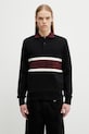 Fred Perry longsleeve bawełniany regular czarny M2417