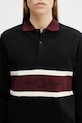 Fred Perry longsleeve bawełniany czarny M2417
