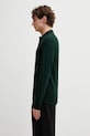 Fred Perry longsleeve męski bawełniany M6006.15B zielony SS26