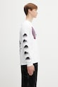 by Parra Team changes longsleeve męski bawełniany biały 55150