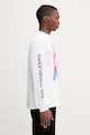 No Problemo Dimentions longsleeve męski bawełniany biały NP6002705