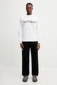 No Problemo Smile Away longsleeve męski bawełniany NP6002305 biały