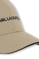Pamučna kapa sa šiltom Karl Lagerfeld bež Z31221.50.56