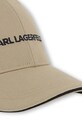 Pamučna kapa sa šiltom za bebe Karl Lagerfeld bež Z31221.58