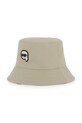 Karl Lagerfeld kapelusz dwustronny bawełniany dziecięcy Z31206 beżowy SS26