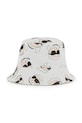Karl Lagerfeld kapelusz dwustronny bawełniany dziecięcy Z31206 beżowy