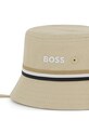 Dječaci Dječji pamučni šešir BOSS J53100 bež