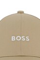 Otroška bombažna bejzbolska kapa BOSS bež J53115.58