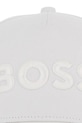 Pamučna kapa sa šiltom za bebe BOSS bijela J53167.58