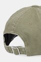 Akcesoria Weekend Max Mara czapka z daszkiem bawełniana AFALCO 2615571034600 zielony