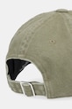 Akcesoria Weekend Max Mara czapka z daszkiem bawełniana AFALCO 2615571034600 zielony