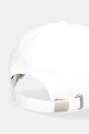 Akcesoria Calvin Klein czapka z daszkiem bawełniana LV04F5003G biały