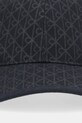 Calvin Klein czapka z daszkiem bawełniana LV04F5036G czarny SS26