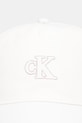 Calvin Klein czapka z daszkiem bawełniana LV04F5044G beżowy SS26