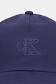 Calvin Klein czapka z daszkiem bawełniana LV04F5044G granatowy SS26