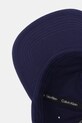 Calvin Klein czapka z daszkiem bawełniana granatowy LV04F5044G