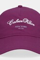 Calvin Klein czapka z daszkiem LV04F5085G różowy SS26