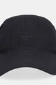Βαμβακερό καπέλο του μπέιζμπολ BOSS Lilyan 50558395 μαύρο SS26