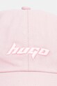 Hugo Blue czapka z daszkiem bawełniana Astryd-SL 50555804 różowy SS26