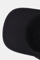 HUGO czapka z daszkiem bawełniana Cara-Valentine czarny 50557038